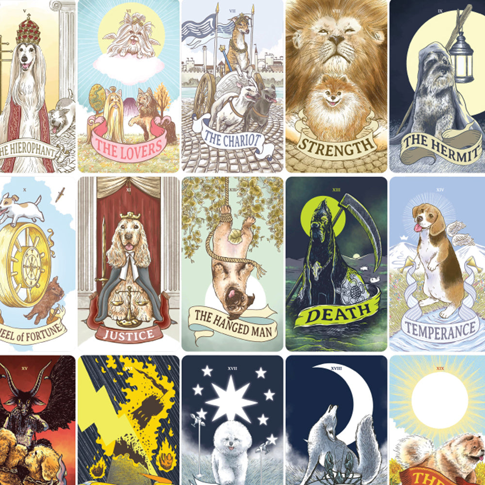 AIBO Loving Dogs Tarot new edition 2023 78 cards