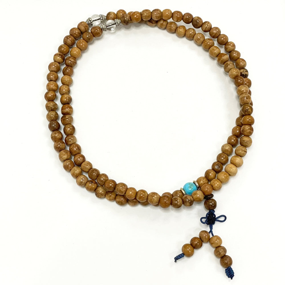 Vietnam Agarwood Bead Bracelet 108 Mala 8mm