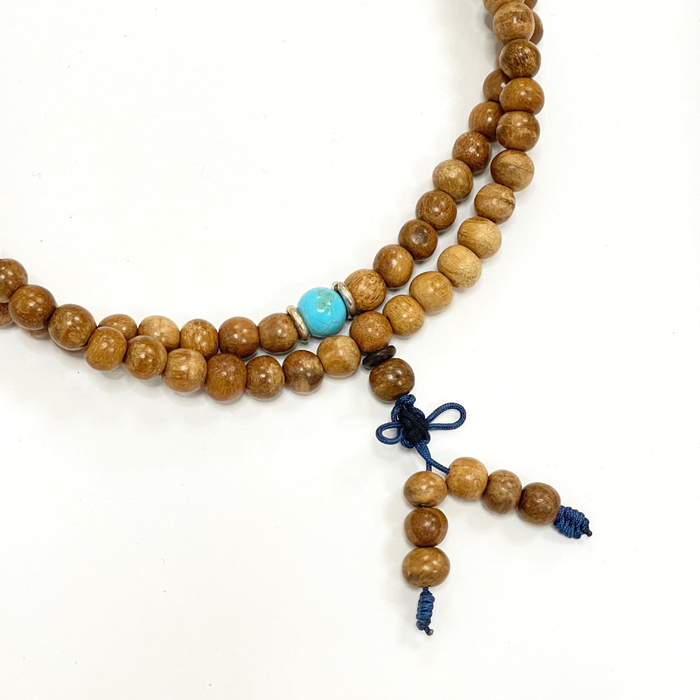 Vietnam Agarwood Bead Bracelet 108 Mala 8mm