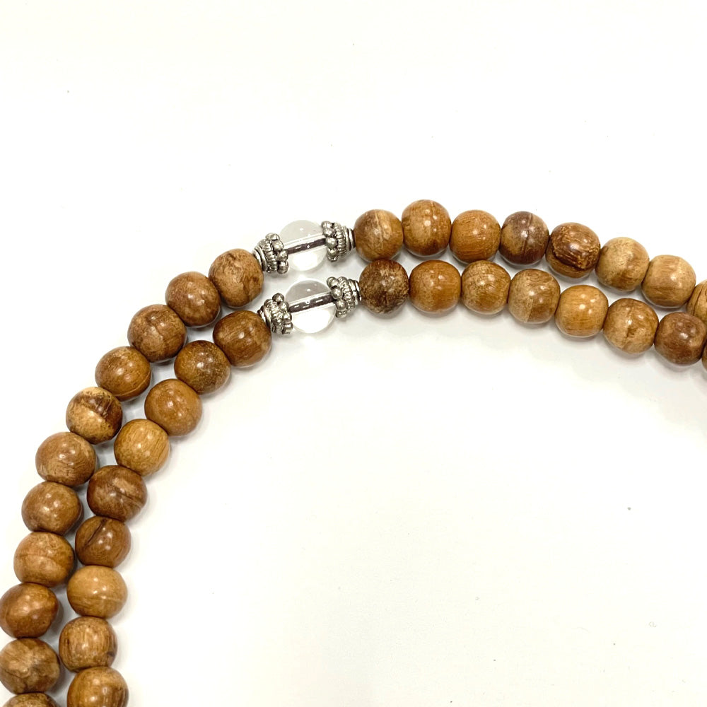 Vietnam Agarwood Bead Bracelet 108 Mala 8mm