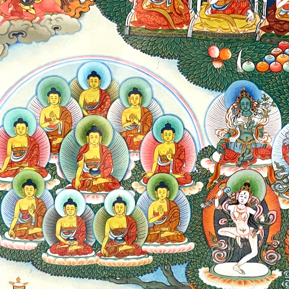 Master Thinley Norbu 噶舉皈依境唐卡藝術印刷品 A1 Size