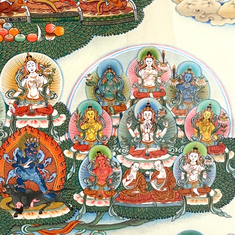 Master Thinley Norbu 噶舉皈依境唐卡藝術印刷品 A1 Size