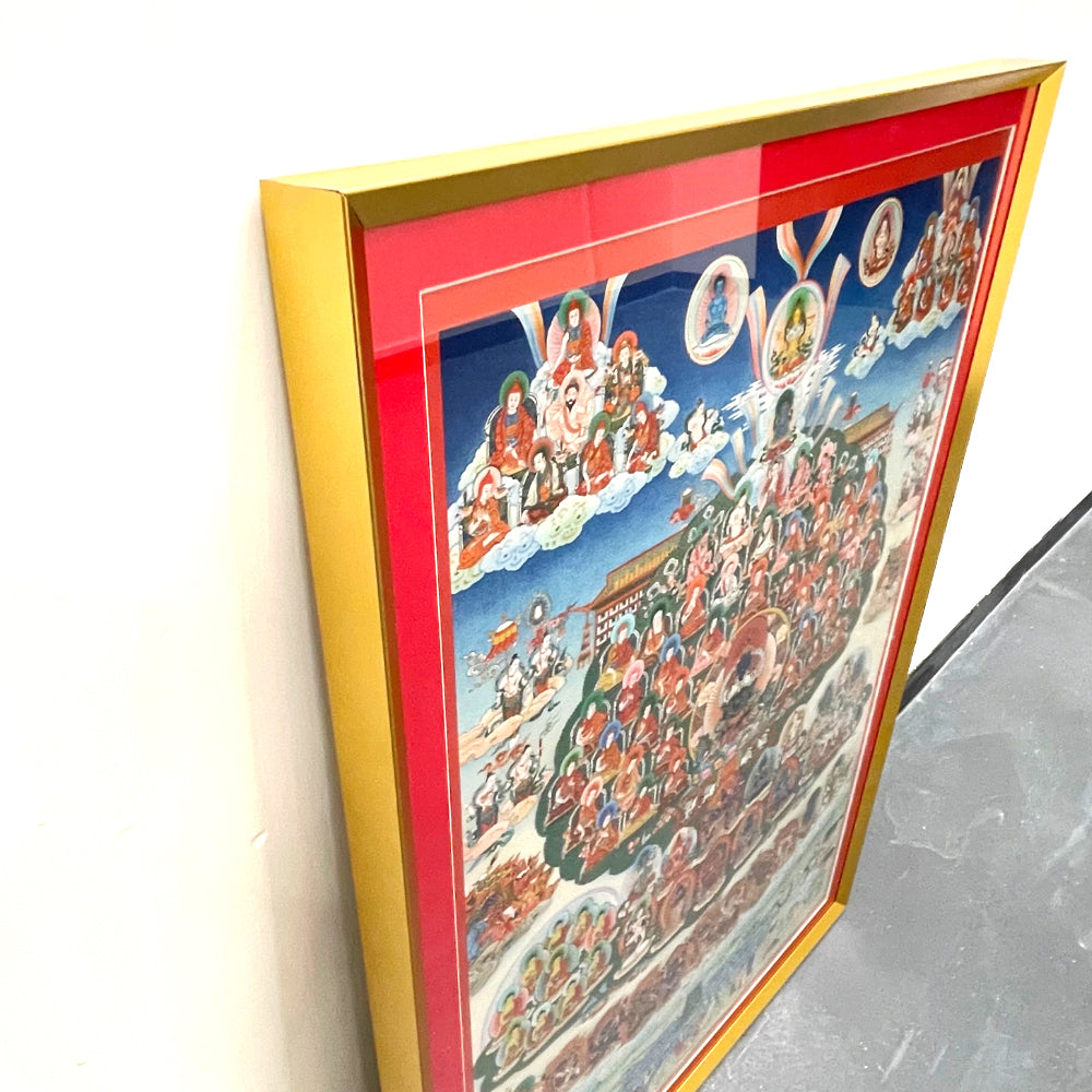 Master Thinley Norbu 噶舉皈依境唐卡藝術印刷品 A1 Size