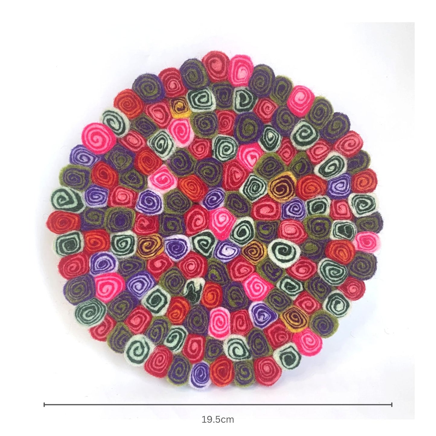19.5cm Round Singing Bowl Rug