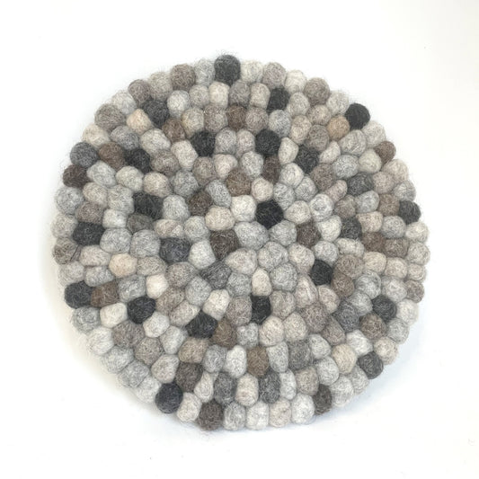 尼泊爾手工可愛羊毛頌缽墊 19.5cm