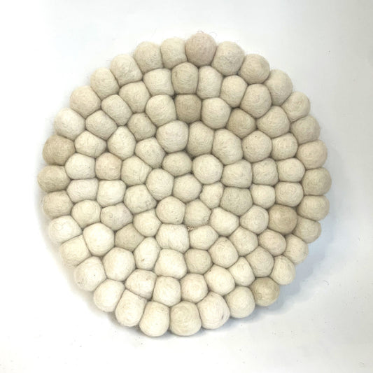 尼泊爾手工可愛羊毛頌缽墊 19.5cm