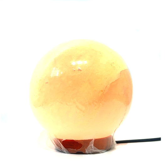 Himalayan Crystal White Moon Salt Lamp 4kg