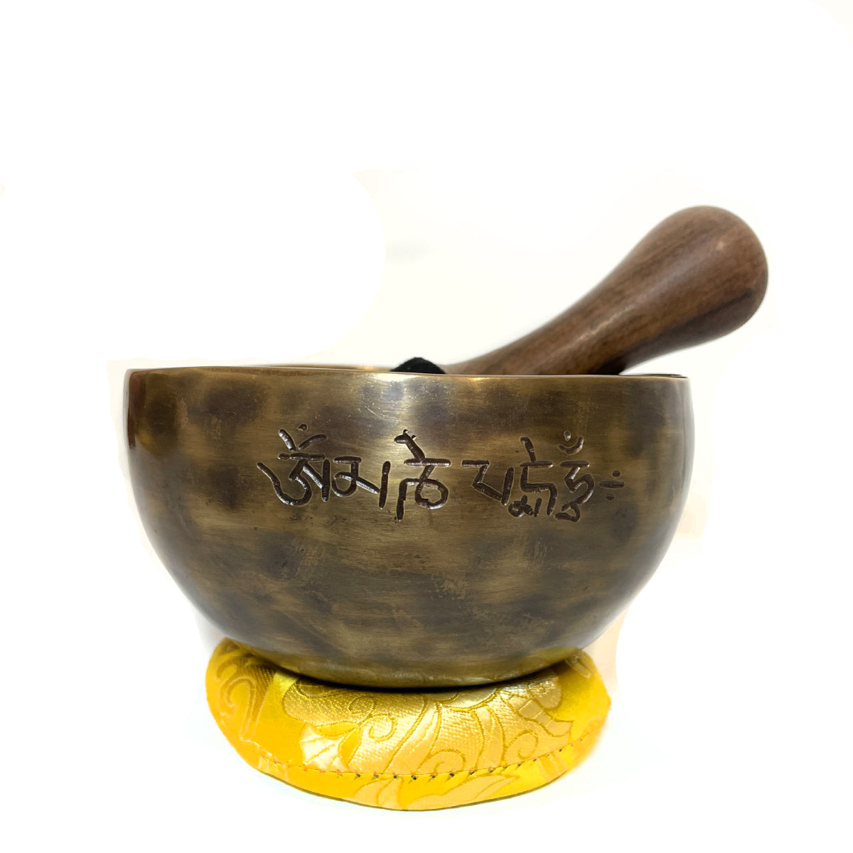 尼泊爾手造滿月頌缽 5.5 英寸 (14cm) F note