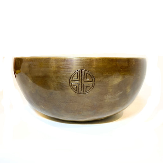 尼泊爾手造滿月頌缽 8 英寸 (20cm) E Note