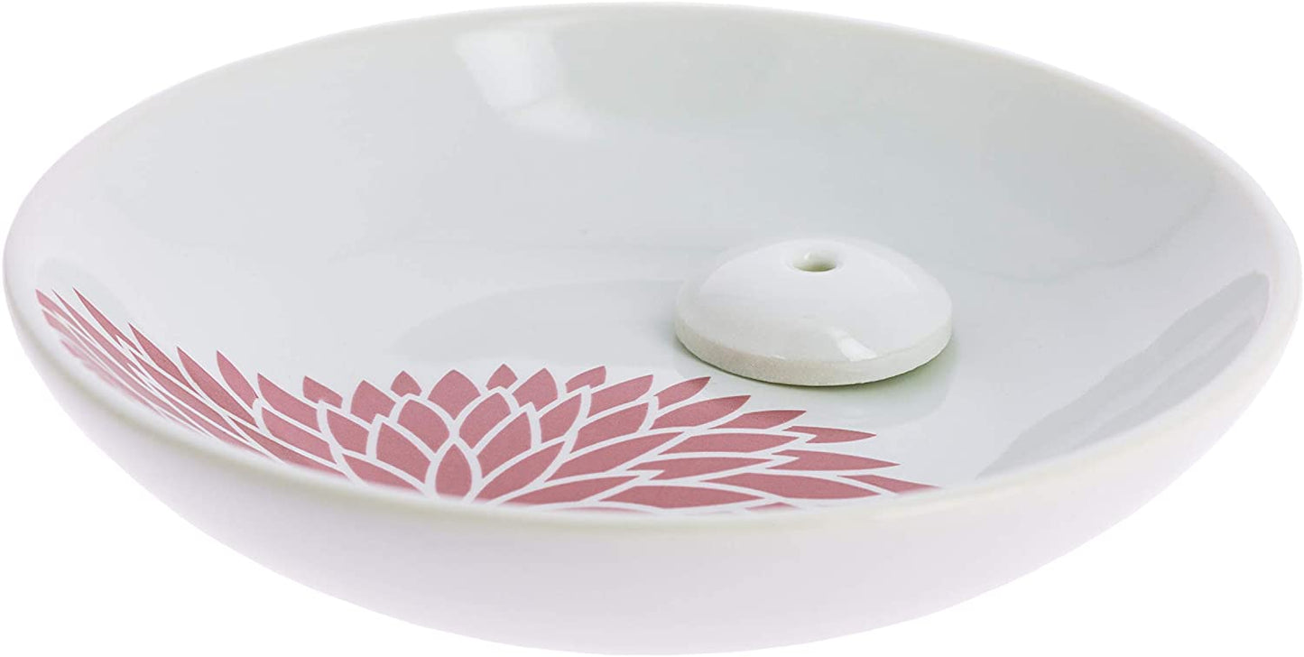 Nippon Kodo Chrysanthemum Crest Incense Plate