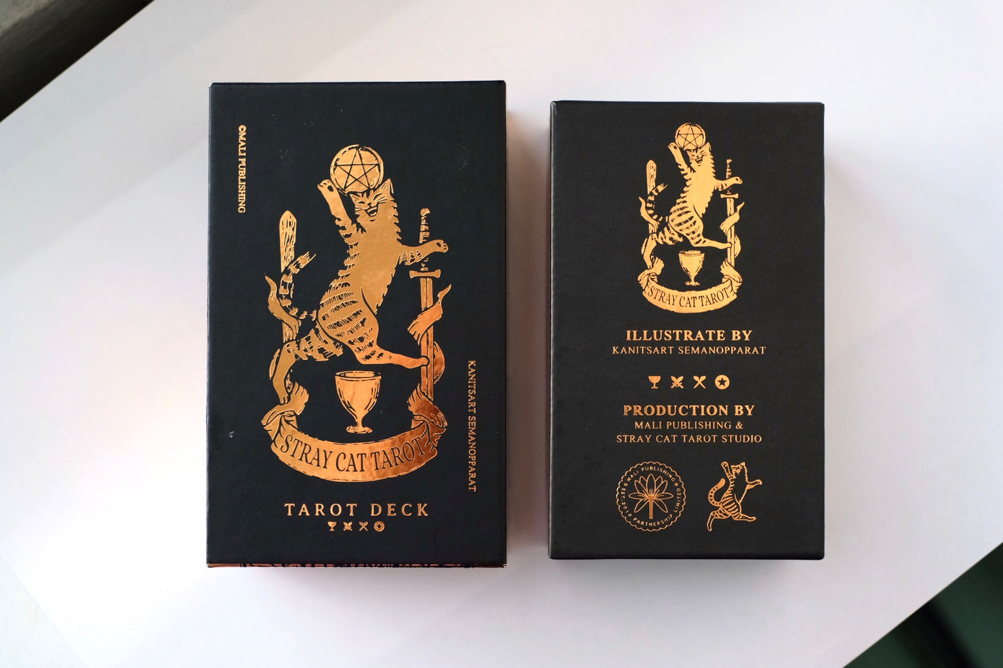 Stray Cat Tarot Black Gold Edition 78 cards