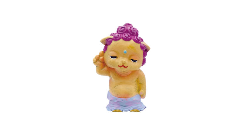 Qualia Buddha Cat Plastic Toy Collection