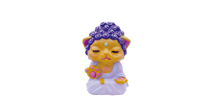 Qualia Buddha Cat Plastic Toy Collection