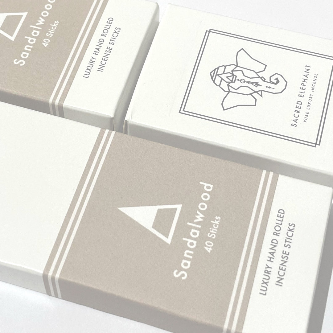 英國 Sacred Elephant Sandalwood 手揉檀香線香 40支