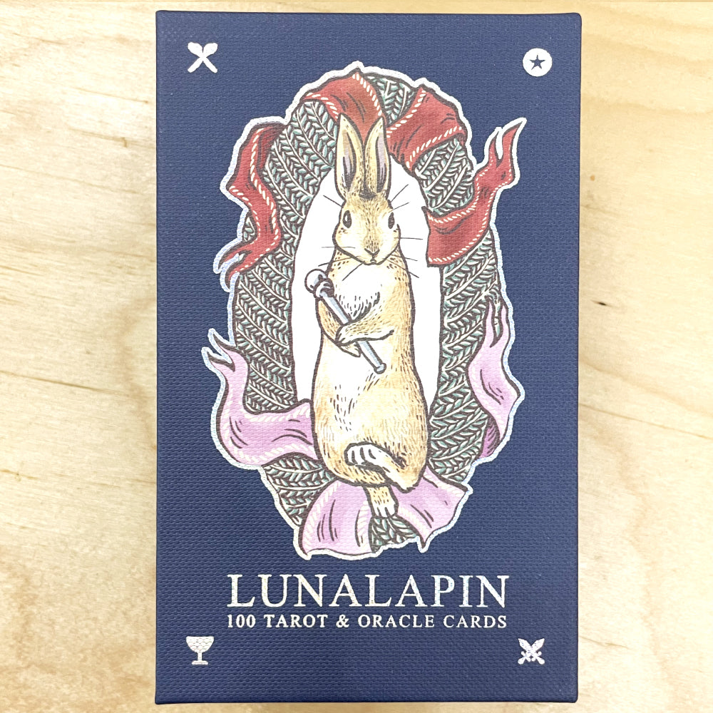 Lunalapin Rabbit Tarot Sliver Edge 100 Tarot & Oracle – Wheel of Life