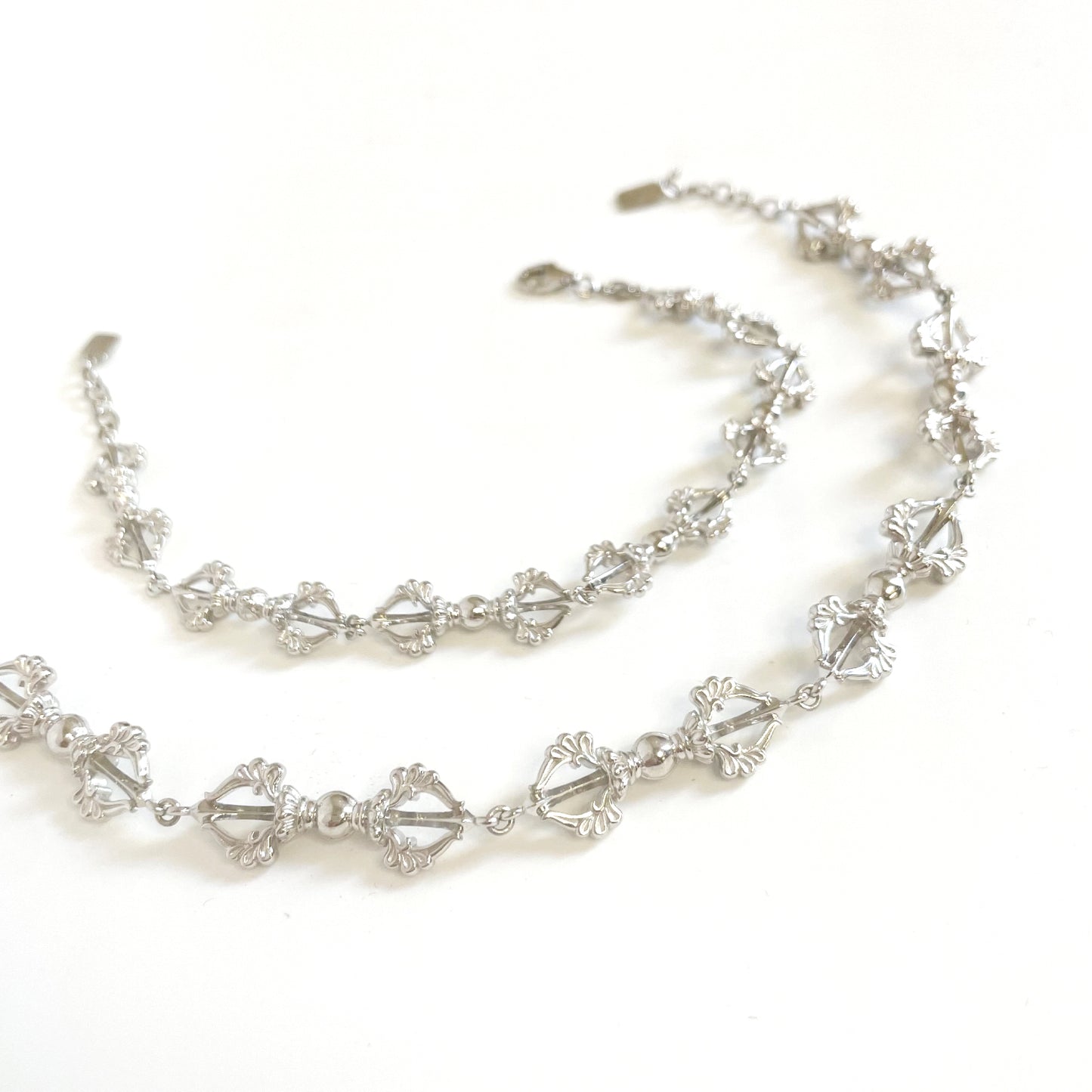 Silver Vajra Chain Bracelet