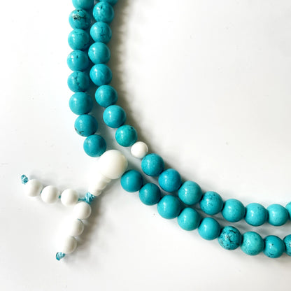 綠松石硨磲108念珠 8mm