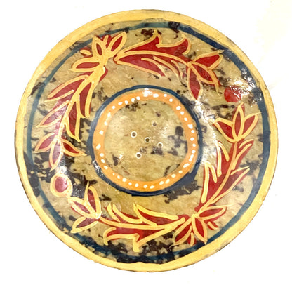 手工彩繪石製香座