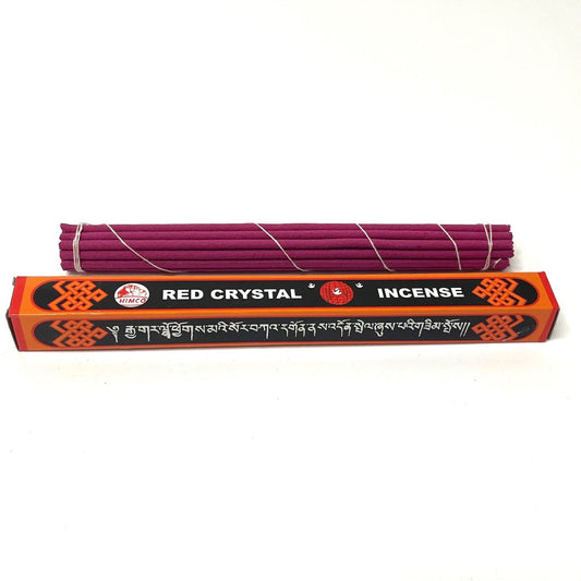 Red Crystal Tibetan Incense Sticks