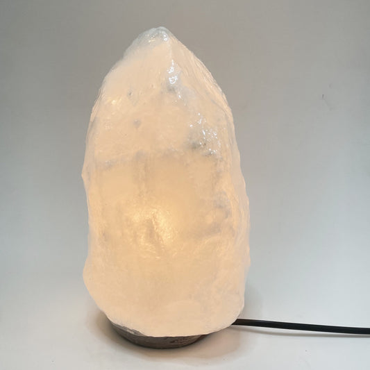 喜馬拉雅純白岩鹽燈 4kg
