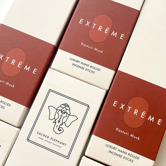 Sacred Elephant Kasturi Musk Extrême 天然線香 I 黃葵籽麝香 瑪迪樹脂 印尼廣藿香