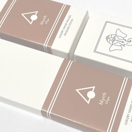 英國 Sacred Elephant Myrrh 手揉沒藥線香 40支