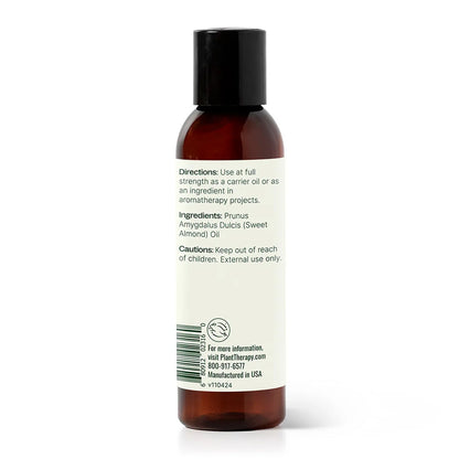 Plant Therapy Sweet Almond Carrier Oil 4oz/ 118ml