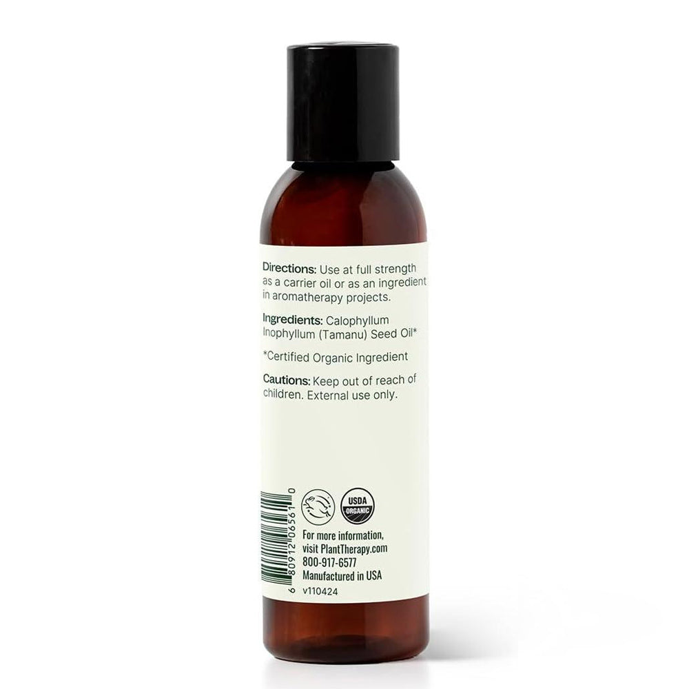 Plant Therapy Organic Tamanu Carrier Oil 4oz/ 118ml