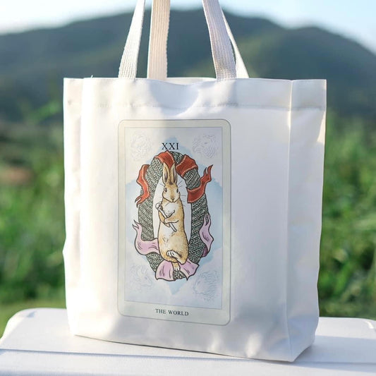 Lunalapin The World Tarot Totebag