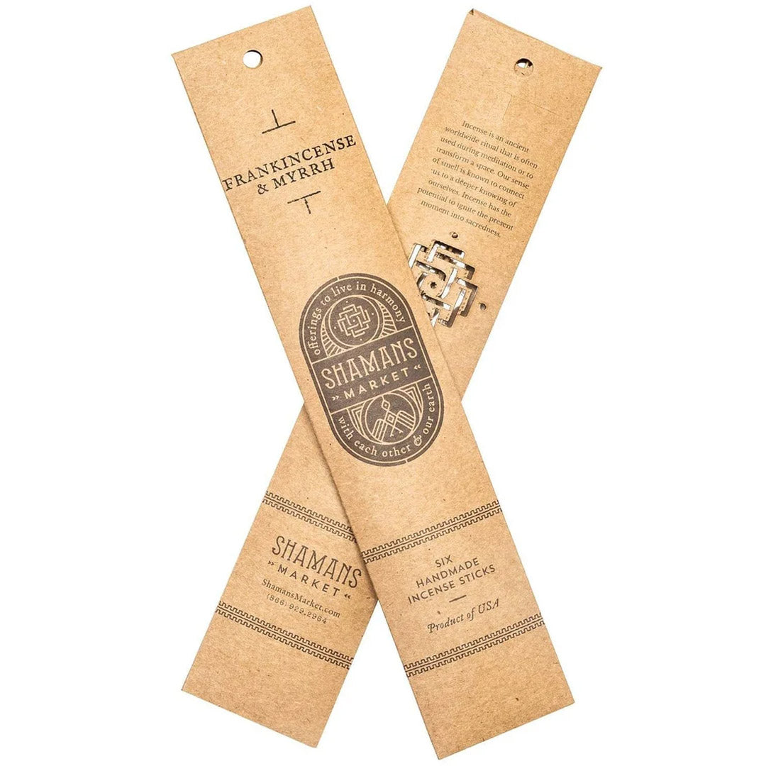 Shamans Market 乳香與沒藥樹脂線香 6支裝