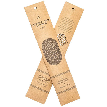 Shamans Market 乳香與沒藥樹脂線香 6支裝