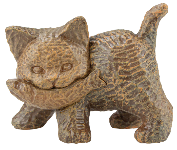 Japan Sakura Hanafusa Woooden Cat Toys