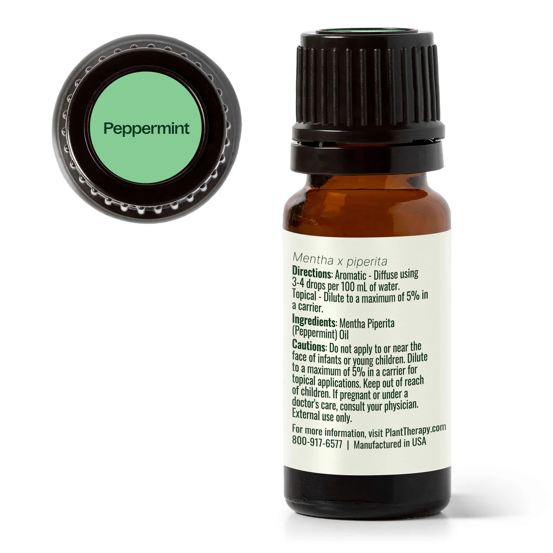 Plant Therapy Peppermint Essential Oil 10ml 