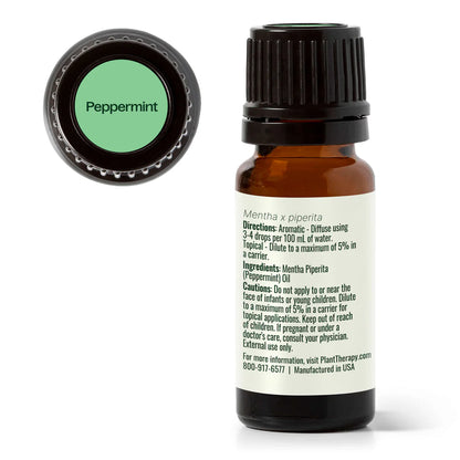 Plant Therapy Peppermint Essential Oil 10ml 