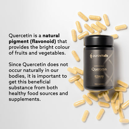 Purovitalis 脂質體槲皮素膠囊 30粒 I 150mg 99% 純槲皮素
