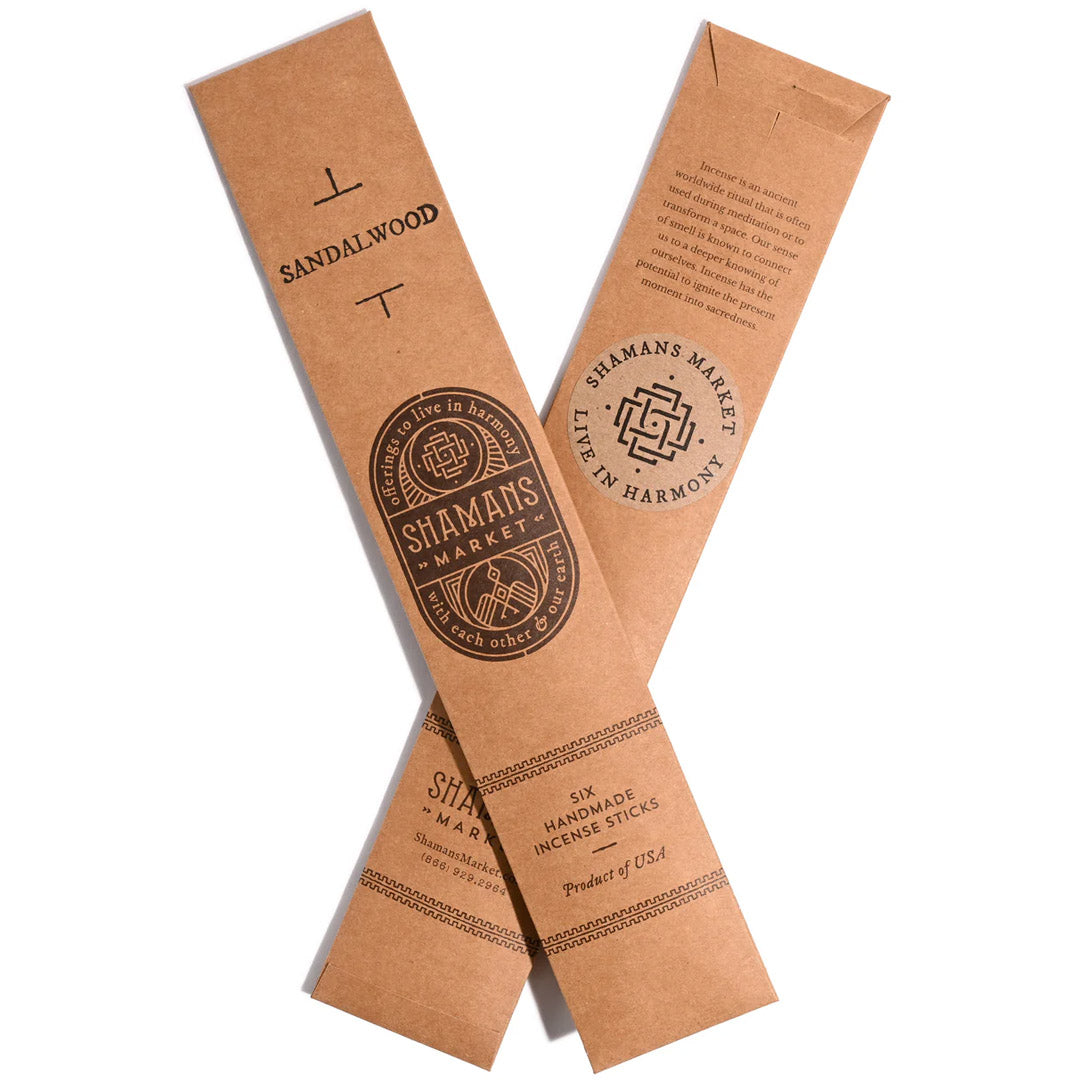Shamans Market 手工檀香粉線香 6支裝