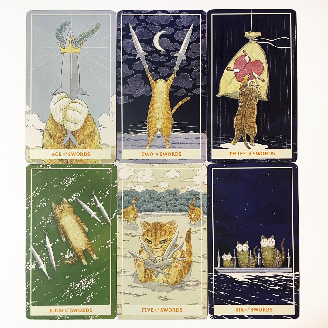 Sunny Orange Cat 橘貓 (黃貓)塔羅牌 78 張