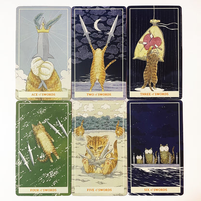 Sunny Orange Cat 橘貓 (黃貓)塔羅牌 78 張