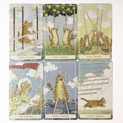 Sunny Orange Cat 橘貓 (黃貓)塔羅牌 78 張