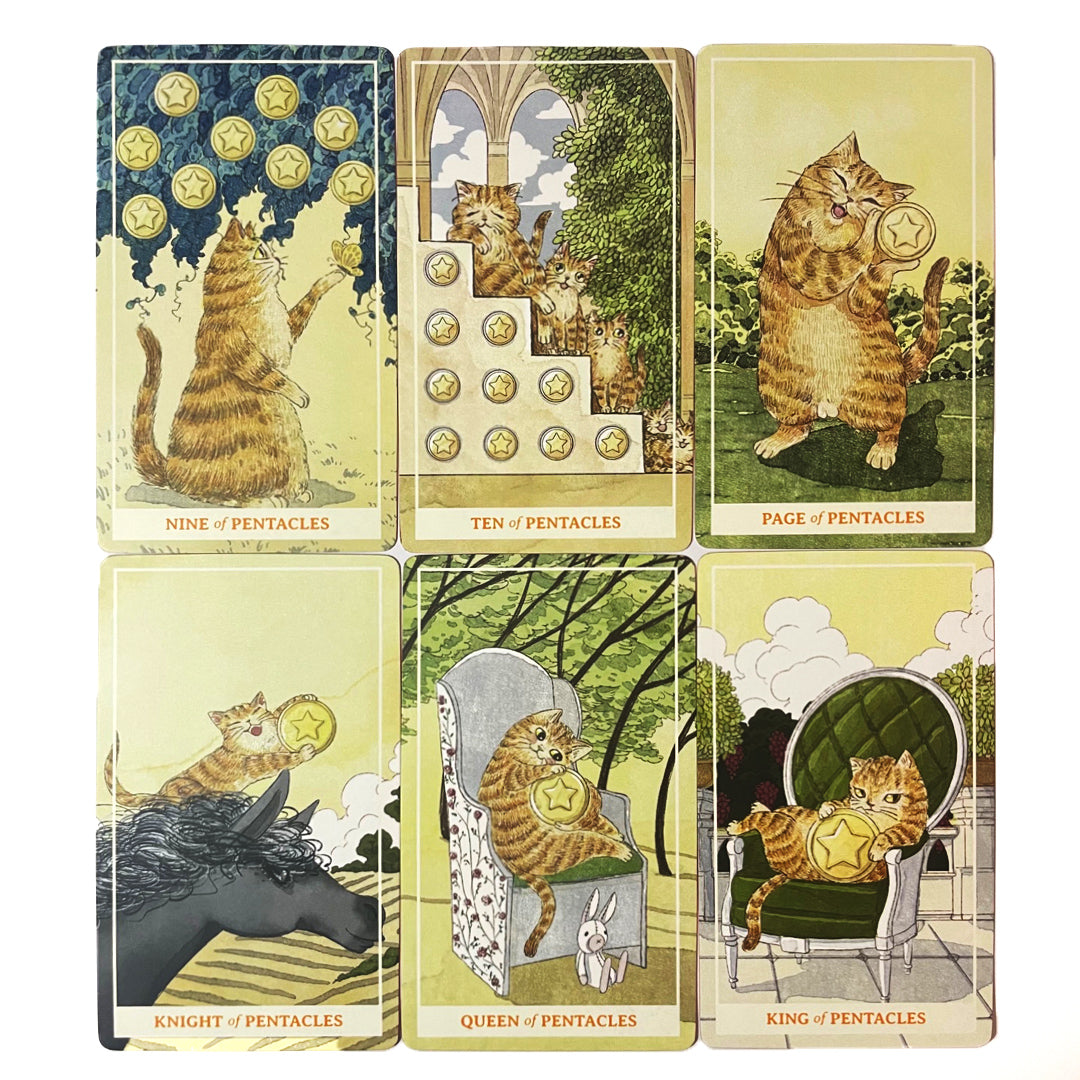 Sunny Orange Cat 橘貓 (黃貓)塔羅牌 78 張
