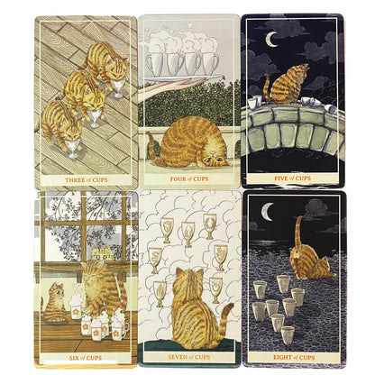 Sunny Orange Cat 橘貓 (黃貓)塔羅牌 78 張