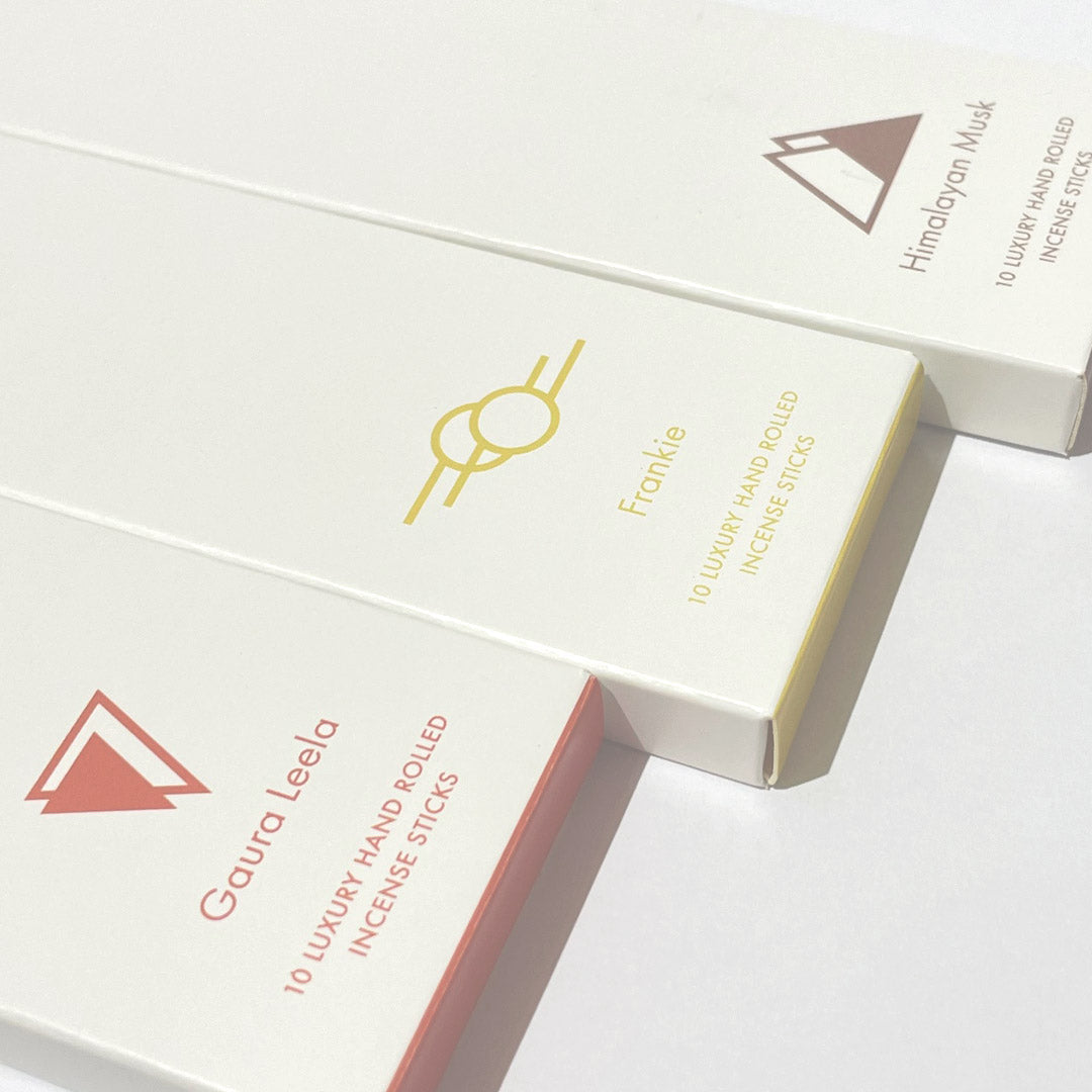 英國 Sacred Elephant Yoga Set 手揉瑜伽線香 I 乳香 I 琥珀藏紅花 I 喜馬拉雅麝香