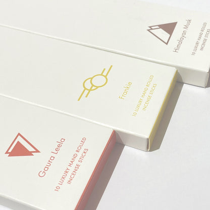 英國 Sacred Elephant Yoga Set 手揉瑜伽線香 I 乳香 I 琥珀藏紅花 I 喜馬拉雅麝香